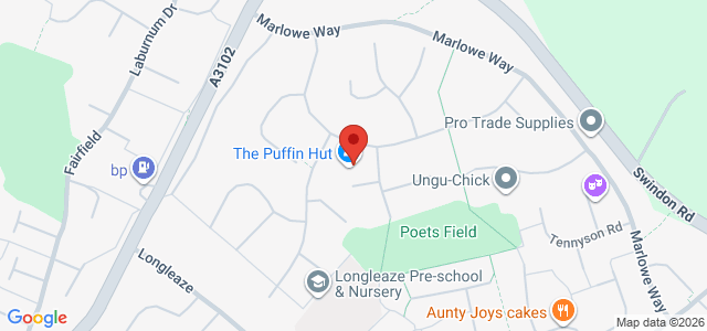 Map showing Tasty Bun - Royal Wooton Basset in Royal Wootton Bassett